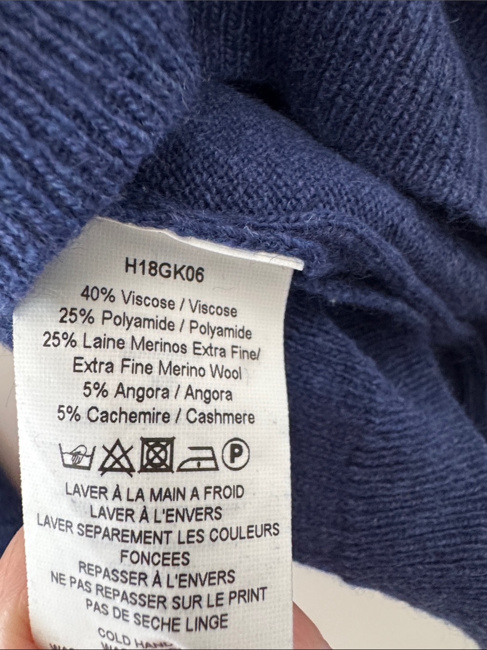 Navy Kids' Animal Stack Crewneck Sweater - Picture 5 of 5